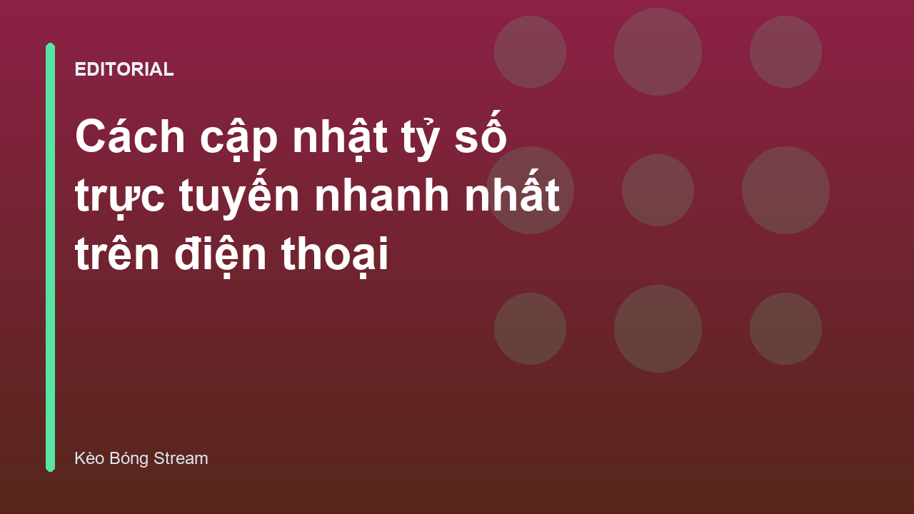 Người dùng xem tỷ số trực tuyến trên điện thoại thông minh